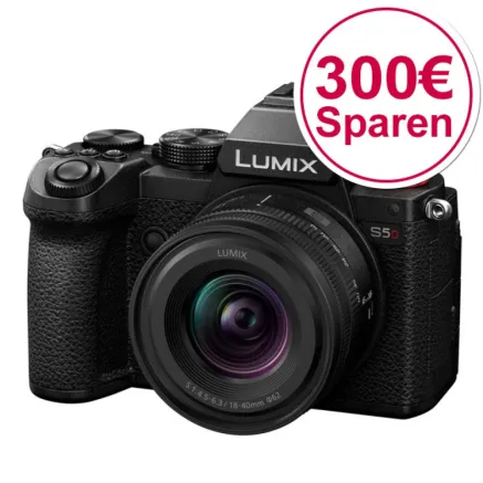 Panasonic Pro Panasonic Lumix DC-S5D + LUMIX S 18-40mm Zoom Lens S-R1840E (DC-S5DNE-K)