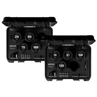 CINEMA Video Lenses - DZOFILM Arles Prime 8-Lens Kit for PL (14/21/25/35/50/75/100/135mm) - quick order from manufacturer