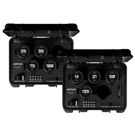 DZOFILM Arles Prime 8-Lens Kit for PL (14/21/25/35/50/75/100/135mm)