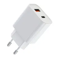 Wall charger - Caruba 20W Wall Charger USB C + USB A CWC 1 - quick order from manufacturerWall charger - Caruba 20W Wall Charger USB C + USB A CWC 1 - quick order from manufacturer
