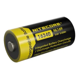 Baterijas, akumulatori un lādētāji - Nitecore NL169 (950mAh) 16340 NL169 - ātri pasūtīt no ražotāja