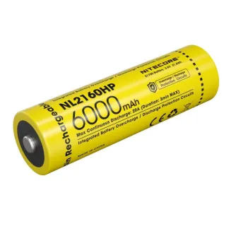 Baterijas, akumulatori un lādētāji - Nitecore NL2160HP (6000mAh) 21700 NL2160HP - быстрый заказ от производителя