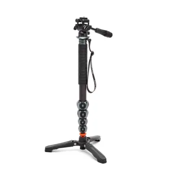 Tripod Accessories - 3 Legged Thing Legends Alana Monopod Metallic Slate Grey Kit w/DOCZ2 Foot Stabilizer & AH Trinity Darkness/Matte Black ALANAS... - quick order from manufacturer