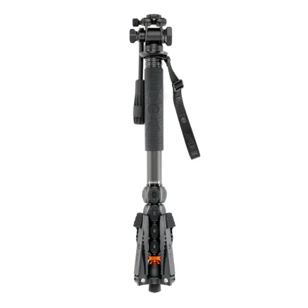 3 Legged Thing Legends Alana 2.0 Darkness/Matte Black Monopod Kit w/DOCZ2 Foot Stabilizer & AH Trinity Darkness/Matte Black A...