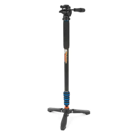 3 Legged Thing Punks Trent 2.0 Monopod Kit w/DOCZ2 Foot Stabilizer Blk w/Blue TRENTSKBLUE