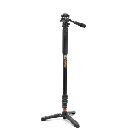 3 Legged Thing Punks Trent 2.0 Monopod Kit w/DOCZ2 Foot Stabilizer Blk w/Slate Grey Copper TRENTSKGREY