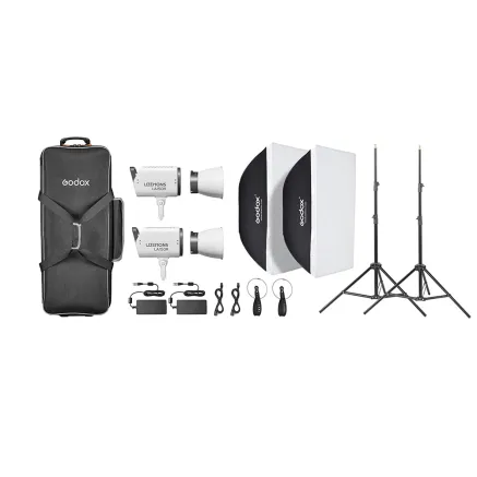 Godox Litemons LA150R RGB LED Video Light 2 light kit LA150R K2