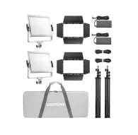 LED gaismas paneļi - Godox Litemons LP400Bi Bi color LED Light Panel 2 light kit LP400Bi K2 - ātri pasūtīt no ražotājaLED gaismas paneļi - Godox Litemons LP400Bi Bi color LED Light Panel 2 light kit LP400Bi K2 - ātri pasūtīt no ražotāja