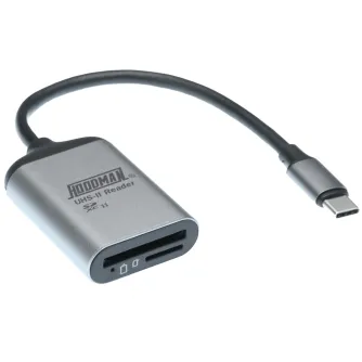 Karšu lasītājs - Hoodman Steel SD & Micro SD UHSII enabled memory card reader USB 3.2 Gen 1 HUHS2C - ātri pasūtīt no ražotāja
