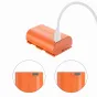 Kameru akumulatori - SmallRig 4968 LP-E6NH USB-C Rechargeable Camera Battery (Orange) - perc šodien Master Foto veikalā un ar piegādi Profesionāļu labākā izvēle