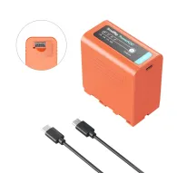 Kameru akumulatori - SmallRig 4972 NP-F970 USB C Rechargeable Camera Battery (Orange) 4972 - ātri pasūtīt no ražotājaKameru akumulatori - SmallRig 4972 NP-F970 USB C Rechargeable Camera Battery (Orange) 4972 - ātri pasūtīt no ražotāja
