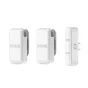 RODE Wireless Micro Ultra compact microphone kit for smartphones USB-C in white, featuring transmitter microphones and a receiver unit with magnetic attachments.