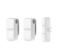 RODE Wireless Micro Ultra compact microphone for smartphones USB-C White double kit