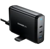 Больше не производится - Настольное зарядное устройство 2xUSB-C 1xUSB-A 140W GaN (черный)Больше не производится - Настольное зарядное устройство 2xUSB-C 1xUSB-A 140W GaN (черный)