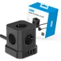AC Adapters, Power Cords - Newell GaN Power Cube 9in1 black - buy today in store and with delivery