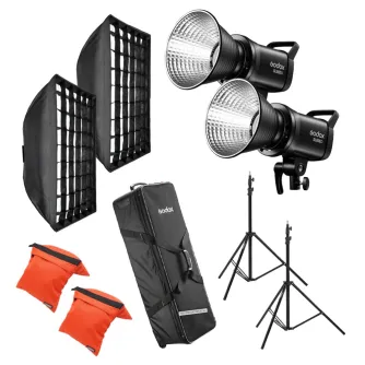 LED monobloki - Godox SL60llD Duo Pro Kit - Video Light - быстрый заказ от производителя