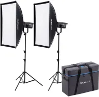 NANLITE FS-300B BI-COLOUR 2 LIGHT KIT WITH STAND FS-300B 2KIT-S-LS-1