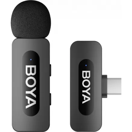 Boya Ultra Compact Wireless Microphone USB Type-C BY-V10 V2 for Android &