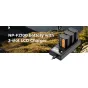 K&F Concept NP-FZ100 2280mAh camera battery 3-pack with LCD display charger, outdoor setup with connected USB cable
