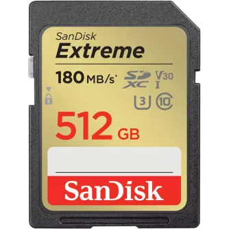 Didelis atminties - Sandisk memory card SDXC 512GB Extreme SDSDXVV-512G-GNCIN - быстрый заказ от производителя