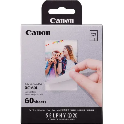 Canon photo paper + ink cartridge XC-60L 54x85mm 60 sheets 6756C001