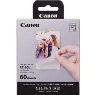 Photo paper for printing - Canon photo paper + ink cartridge XC-60L 54x85mm 60 sheets 6756C001 - quick order from manufacturerPhoto paper for printing - Canon photo paper + ink cartridge XC-60L 54x85mm 60 sheets 6756C001 - quick order from manufacturer