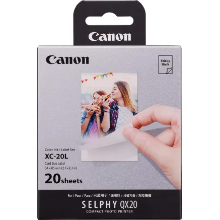 Canon photo paper + ink cartridge XC-20L 54x85mm 20 sheets 6755C002