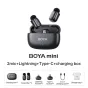 Bezvadu piespraužamie mikrofoni - Boya wireless microphone mini-12 Lightning/USB-C, black BOYA mini-12 - ātri pasūtīt no ražotāja