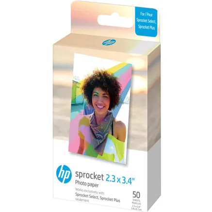HP photo paper Sprocket Select Zink 5.8x8.6cm 50 sheets HPIZL2X350