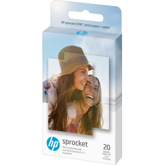 Sortimenta jaunumi - HP photo paper Sprocket Zink 5x7.6cm 20 sheets HPIZ2X320 - быстрый заказ от производителя