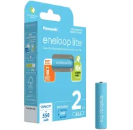Batteries and chargers - Panasonic Batteries Panasonic eneloop rechargeable battery Lite AAA 550 2BP BK-4LCCE/2BE - quick order from manufacturerBatteries and chargers - Panasonic Batteries Panasonic eneloop rechargeable battery Lite AAA 550 2BP BK-4LCCE/2BE - quick order from manufacturer