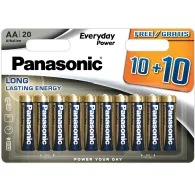 New products - Panasonic Batteries Panasonic Everyday Power battery LR6EPS/20BW (10+10) LR6EPS/20BW 10+10F - quick order from manufacturerNew products - Panasonic Batteries Panasonic Everyday Power battery LR6EPS/20BW (10+10) LR6EPS/20BW 10+10F - quick order from manufacturer