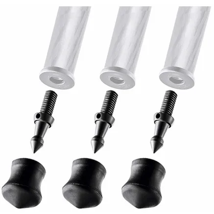 Manfrotto Gitzo short spikes and rubber feet GSF30S 30mm 3pcs GSF30S