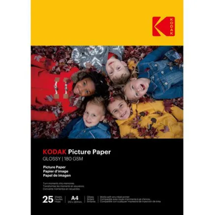 Kodak fotopaber A4 glossy 180g 25 sheets 9891624