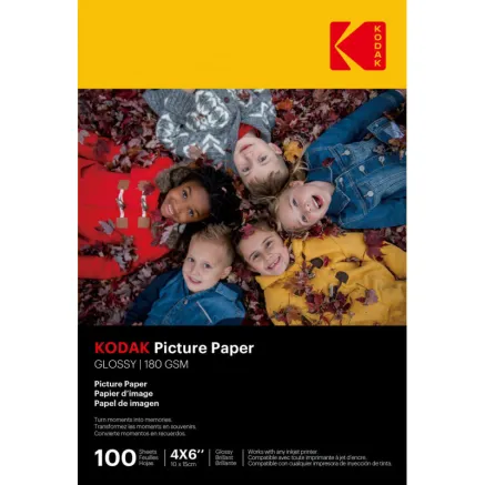 Kodak photo paper 10x15cm glossy 180g 100 sheets 9891161