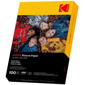 Sortimenta jaunumi - Kodak photo paper 10x15cm glossy 180g 100 sheets 9891161 - ātri pasūtīt no ražotāja