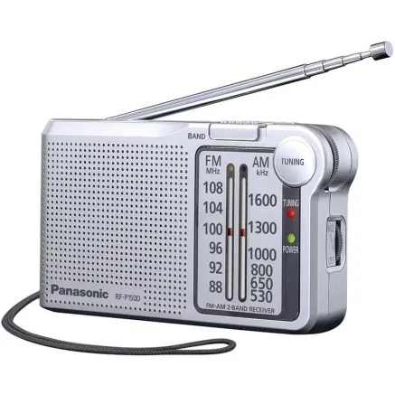 Panasonic radio RF-P150D, silver RF-P150DEG-S