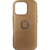 For smartphones - Peak Design case Apple iPhone 16 Pro Mobile Everyday Clarino Case, tan M-MC-BU-BR-1 - quick order from manufacturerFor smartphones - Peak Design case Apple iPhone 16 Pro Mobile Everyday Clarino Case, tan M-MC-BU-BR-1 - quick order from manufacturer