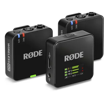 Bezvadu piespraužamie mikrofoni - Rode RØDE Wireless GO III lavalier bezvadu mikrofona komplekts 2xTX+RX 3.5mm - perc šodien Master Foto veikalā un ar piegādi Profesionāļu labākā izvēle