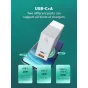 Wall charger - LDNIO A2620C type C to type-c 65W PD QC charge - quick order from manufacturer