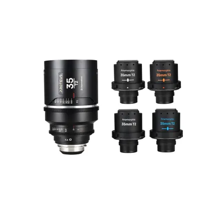 Laowa Proteus Flex 2X Anamorphic 35mm T2 - (Meters) For Arri PL (Default) + EF VE3520PLEFM F