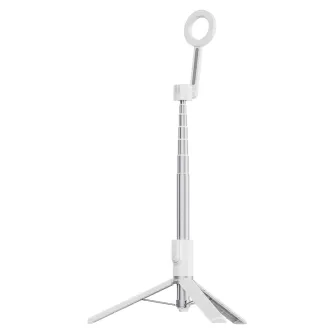 Telefonu statīvi - Ulanzi AB403 Magnetic Selfie Stick Pro White M006 - ātri pasūtīt no ražotāja