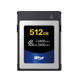 Atmiņas kartes - Wise 512GB CFexpress 4.0 Type B Memory Card 2600 MB/s CFX4 B512 - ātri pasūtīt no ražotāja