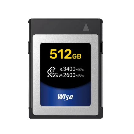 Wise 512GB CFexpress 4.0 Type B Memory Card 2600 MB/s CFX4 B512