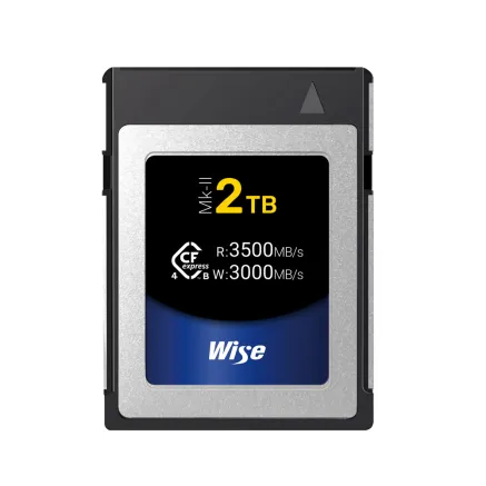 Wise 2TB CFexpress 4.0 Type B Mk-II Memory Card 3000 MB/s CFX4 B2048M2