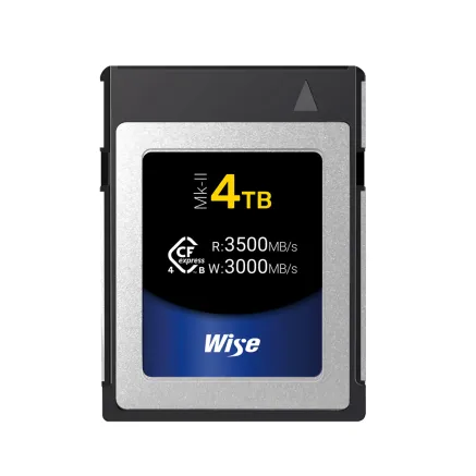 Wise 4TB CFexpress 4.0 Type B Mk-II Memory Card 3000 MB/s CFX4 B4096M2