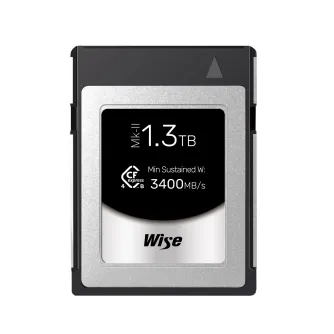 Memory Cards - Wise 1.3TB CFexpress 4.0 Type B PRO Mk-II Memory Card 3600 MB/s CFX4 B1300PM2 - quick order from manufacturer