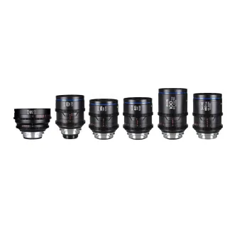 CINEMA Video Lenses - Laowa Sword Cine 6-Lens Bundle (15mm, 25mm, 35mm, 60mm, 100mm, 180mm) Arri PL VESW6LENSPL - quick order from manufacturer