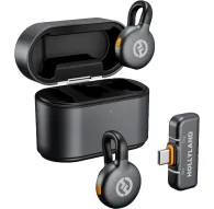 Wireless Lavalier Microphones - Hollyland LARK M2S 2xTX USB-C Wireless Lavalier Microphone (Duo, Space Gray) - buy today in Master Foto store and with delivery Best choise selected by expertsWireless Lavalier Microphones - Hollyland LARK M2S 2xTX USB-C Wireless Lavalier Microphone (Duo, Space Gray) - buy today in Master Foto store and with delivery Best choise selected by experts