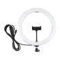 LED gredzenveida lampas - Ring light with phone holder PULUZ PU656B - ātri pasūtīt no ražotāja